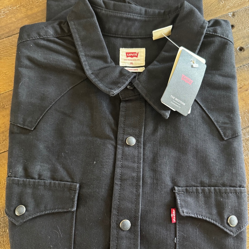 Levi's The Western Shirt XL Black